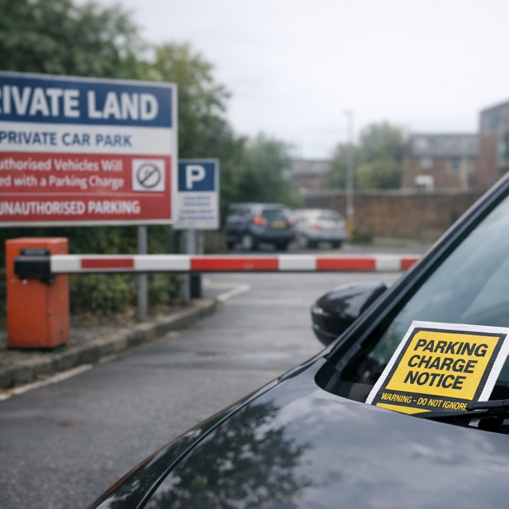 Parking ticket on private land rights guide